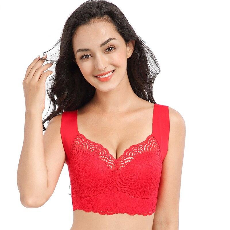 EXTRA LIFT - ULTIMATE LIFT STRETCH FULL-FIGURE SEAMLESS LACE CUT-OUT BRA