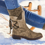 WOW!! | LAST DAY 50% OFF | WOMEN'S WINTER WARM BACK LACE UP SNOW BOOTS