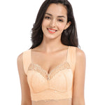 EXTRA LIFT - ULTIMATE LIFT STRETCH FULL-FIGURE SEAMLESS LACE CUT-OUT BRA