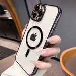 Metal Frame Magnetic charging iPhone Case