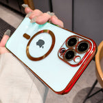 Metal Frame Magnetic charging iPhone Case