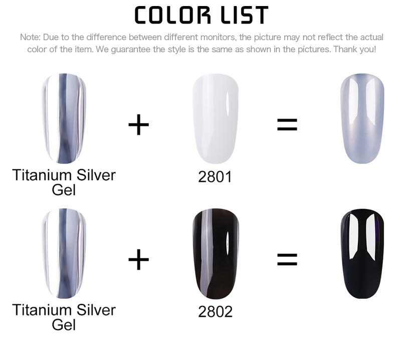 Titanium Silver Nail